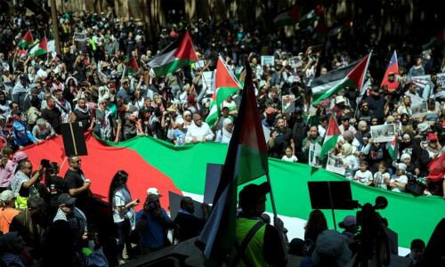 Thousands in Australia join pro-Palestinian march over Gaza