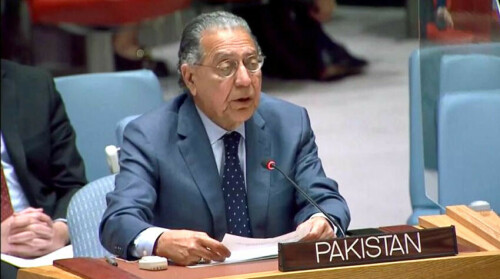 Pakistan calls for two-state solution to end Palestinian crisis