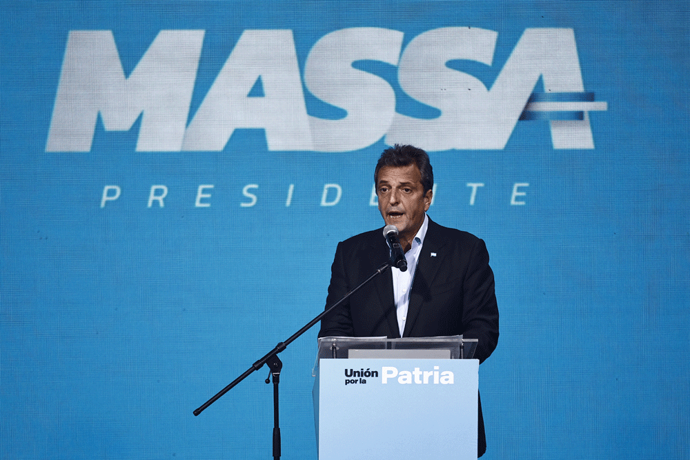 Economy minister Massa, outsider Milei head to Argentina runoff