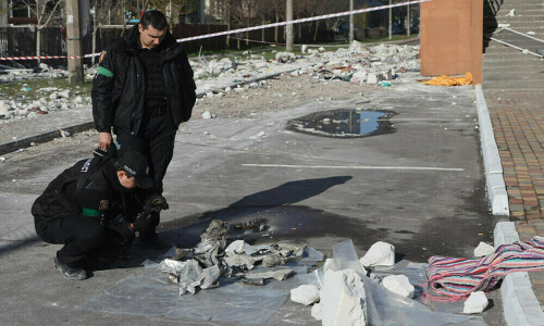 Ukraine says drone debris damages critical facility in west