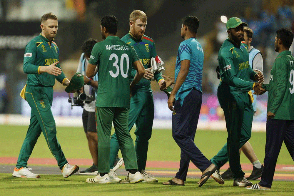 South Africa&rsquo;s sizzling top six set the standard at World Cup
