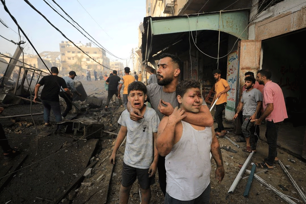 Israel bombards Gaza as Putin warns conflict could spread beyond Middle East