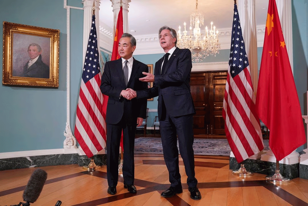China&rsquo;s Wang tells Blinken &lsquo;in-depth&rsquo; dialogue can steady ties
