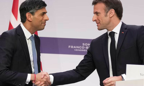 Sunak and Macron stress need for urgent aid in Gaza