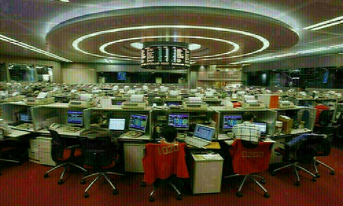 Hong Kong stocks down at open