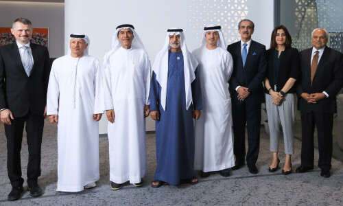 H.E. Sheikh Nahayan Mabarak Al Nahayan inaugurates Bank Alfalah branch in Dubai, UAE