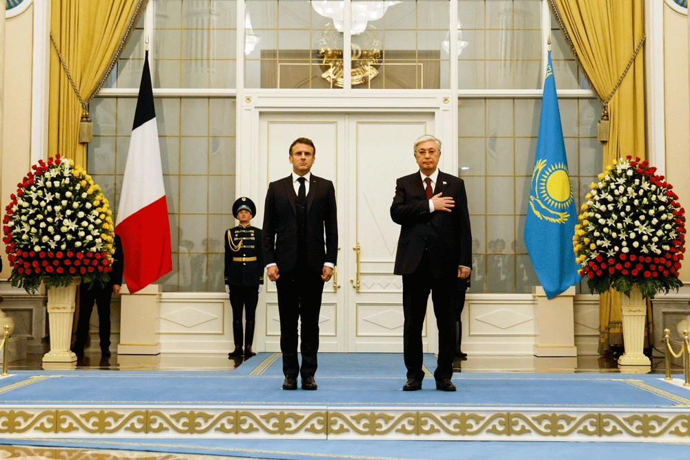 Macron arrives in Central Asia amid great power rivalry