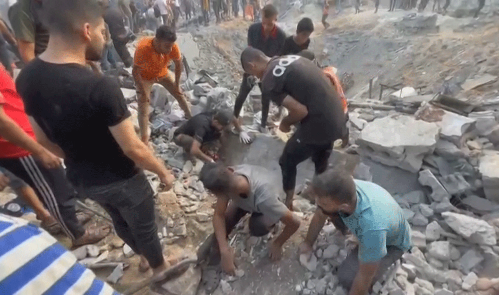 Saudi Arabia condemns Israeli strike on Gaza camp &lsquo;in strongest terms&rsquo;