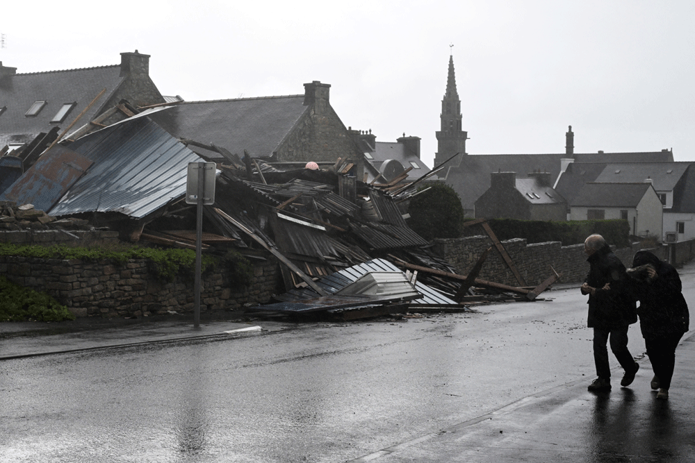 France, Britain hit by record winds of Storm Ciaran