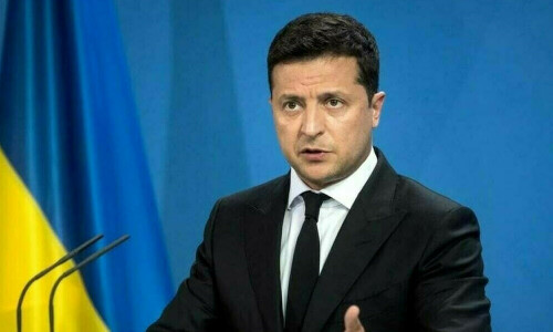 Ukraine's Zelensky denies war with Russia at 'stalemate'