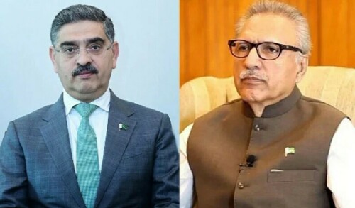 President Alvi conveys PTI&rsquo;s concerns of political victimisation to PM Kakar