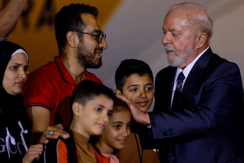 Brazil&rsquo;s Lula welcomes citizens rescued from Gaza, condemns &lsquo;inhumane violence&rsquo;