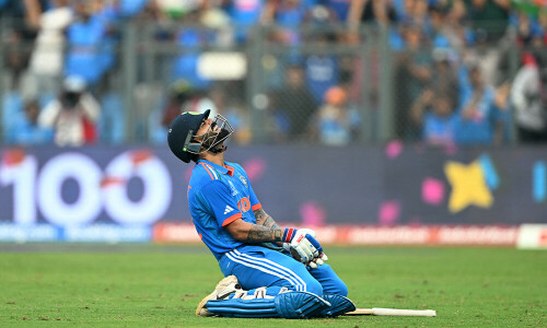 Kohli scores record 50th one-day international hundred