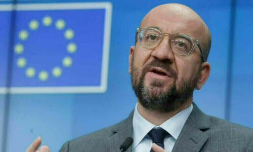European Council president Michel visits Kyiv