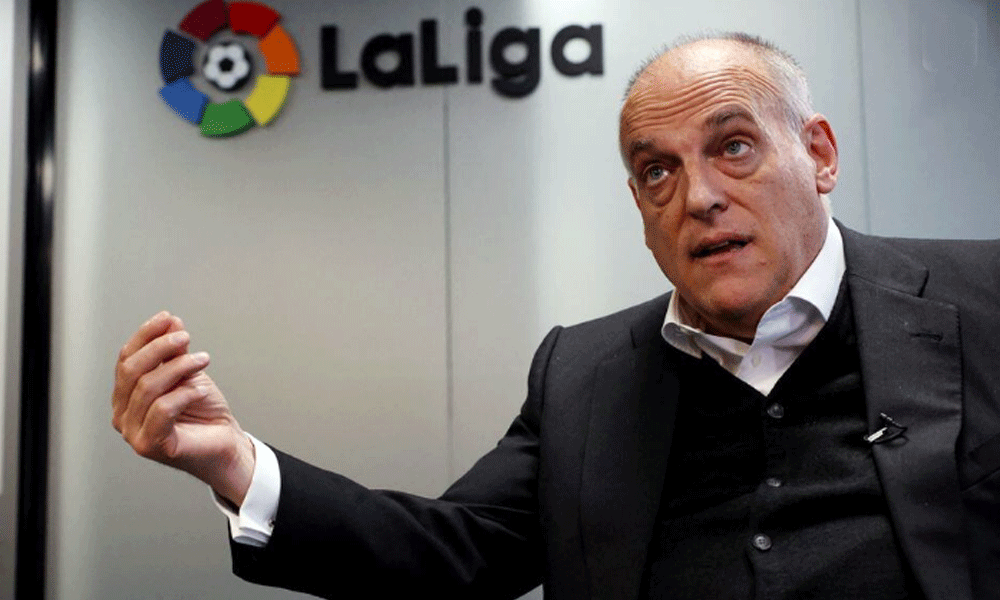 Liga president Tebas resigns to run again in new elections