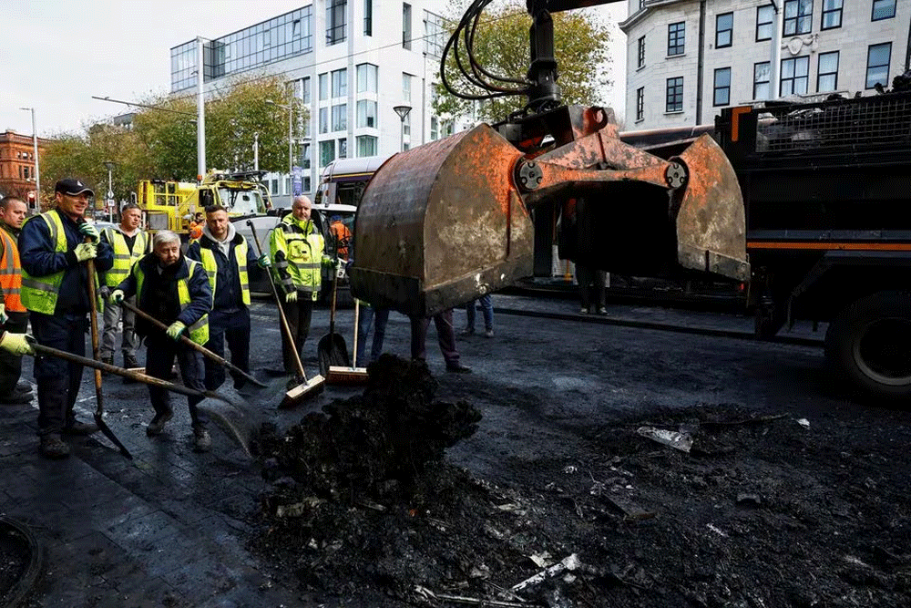 &lsquo;Dublin is safe&rsquo; says Irish PM Varadkar after 34 arrested in riots