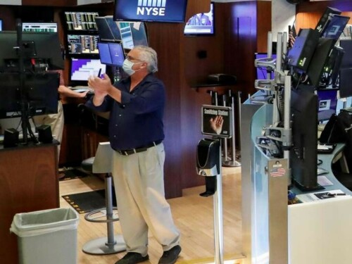 US stocks open lower ahead of data on consumers, pricing