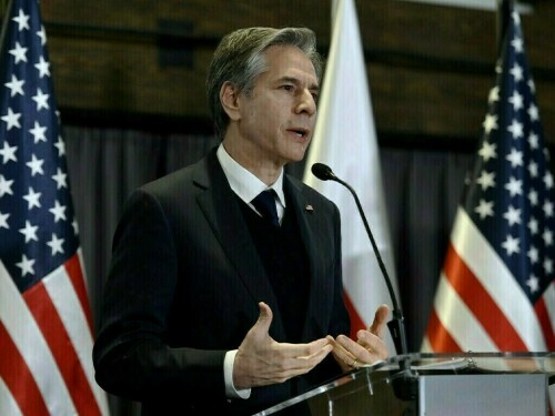 Blinken heads to rally Ukraine support, could cross paths with Lavrov