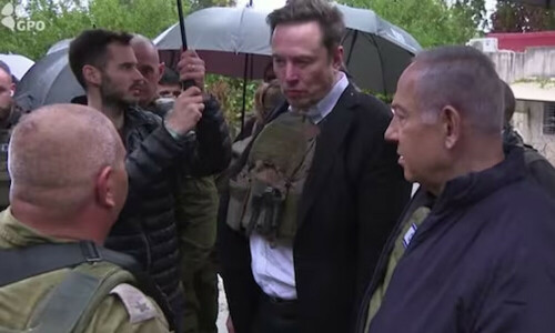 Musk tours site of Hamas attack with Israeli PM