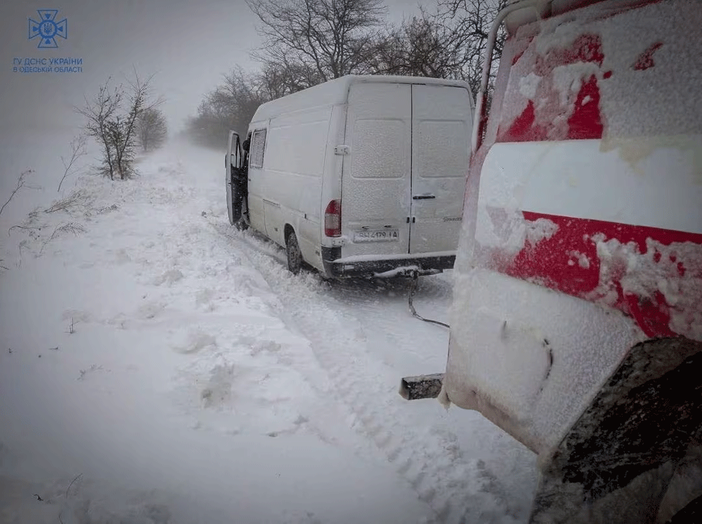 Nearly 2,500 rescued after snowstorm in Ukraine&rsquo;s Odesa region