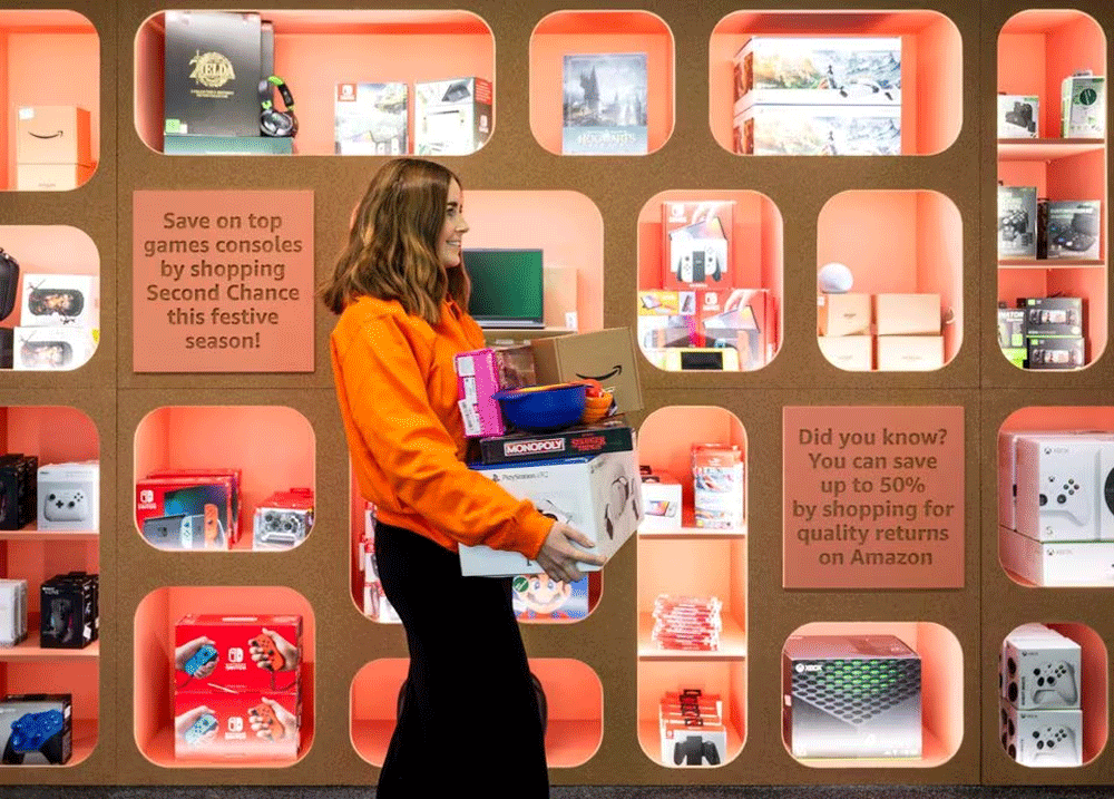 Second-hand shopping a $1-bln-plus business for Amazon in Europe