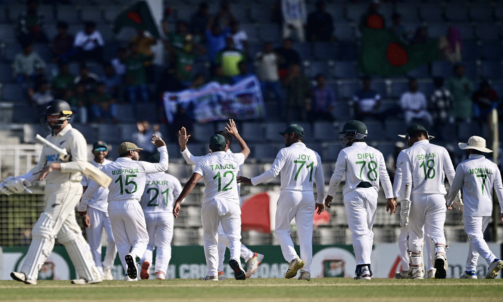 Bangladesh beat New Zealand by 150 runs in opening test