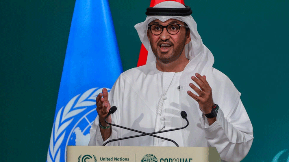 COP28&rsquo;s UAE president says &lsquo;we respect&rsquo; climate science