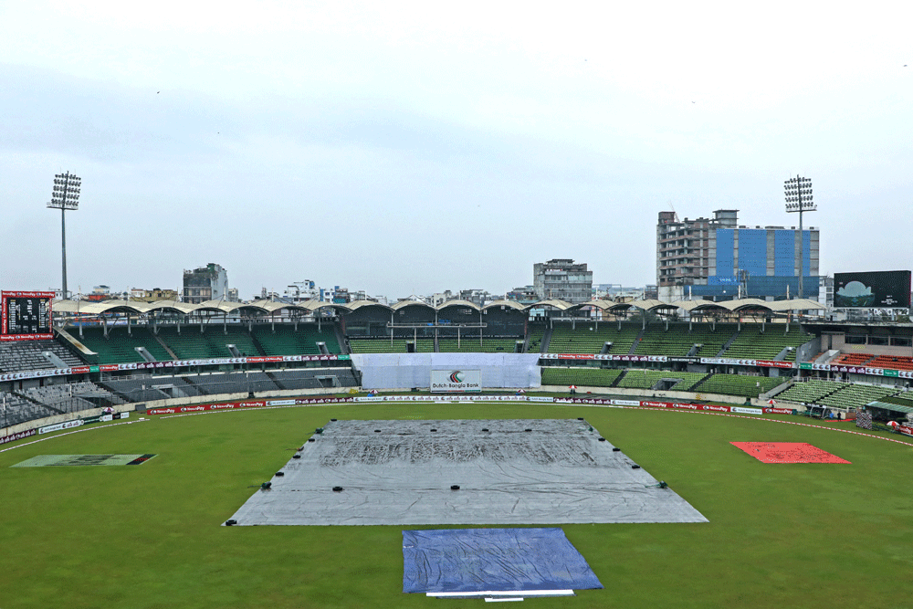 Rain washes out second day of Bangladesh v NZ Test in Mirpur