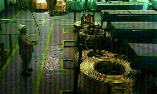 Copper firms on Chinese export data and weaker dollar