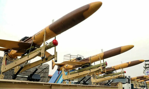 Iran unveils drones armed with air-to-air missiles