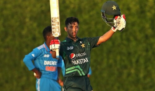 Azan&rsquo;s century helps Pakistan U19 beat India U19 by eight wickets