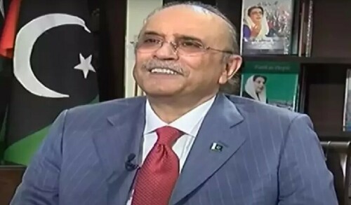 Bilawal &lsquo;could&rsquo; be PPP candidate for premiership: Zardari