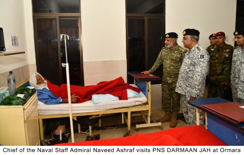 Naval chief visits coastal, creeks areas