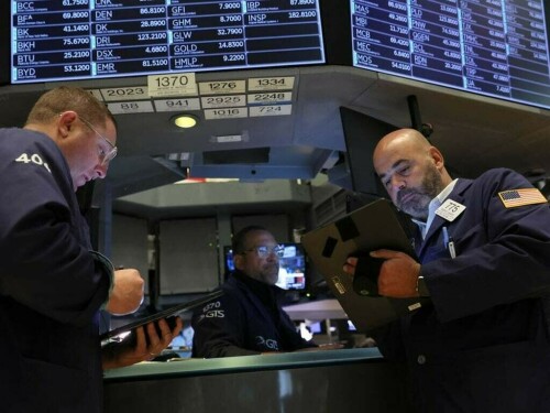 Wall St slips as investors assess November inflation data