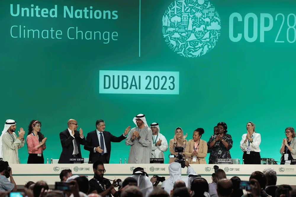 Nations strike deal at COP28 to transition away from fossil fuels