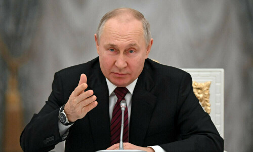 Newly confident Putin faces the press and Russian people