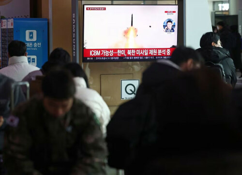 North Korea fires what appears to be a long-range ballistic missile
