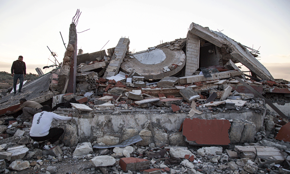 US defence chief in Israel in push to ease intensity of Gaza offensive