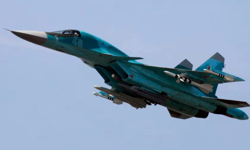 Ukraine says it shot down three Russian Su-34 fighters