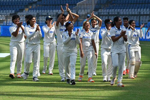 India women beat Australia by eight wickets in historic Test