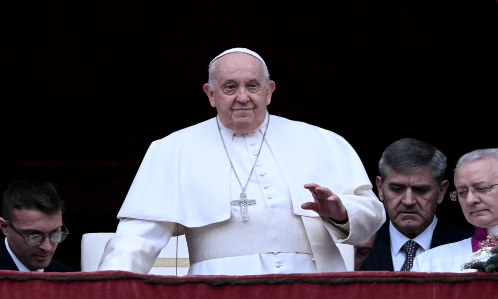 Pope deplores &lsquo;desperate humanitarian situation&rsquo; in Gaza