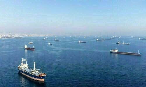 Ukraine says cargo ship hit mine in Black Sea, wounding two