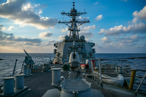 US warship shoots down drone, missile fired by Yemen&rsquo;s Houthis