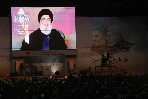 Hezbollah, Israel appear to signal no desire for spread of Gaza war