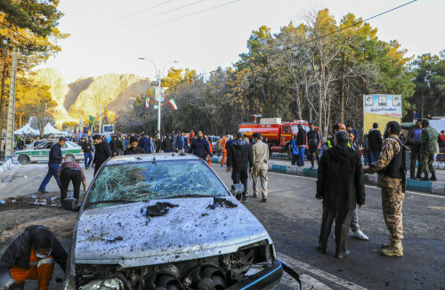 Iran blames Israel, US for deadly blasts near grave of Guards general Soleimani