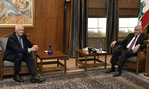 EU&rsquo;s Borrell says &lsquo;absolutely necessary&rsquo; Lebanon not dragged into war