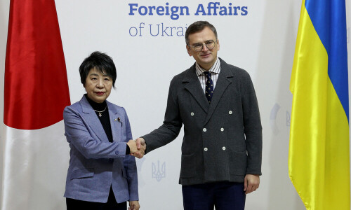 Japan FM says Tokyo &lsquo;determined&rsquo; to support Ukraine