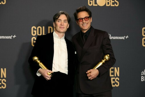 &lsquo;Oppenheimer&rsquo; tops Golden Globes on bittersweet night for &lsquo;Barbie&rsquo;