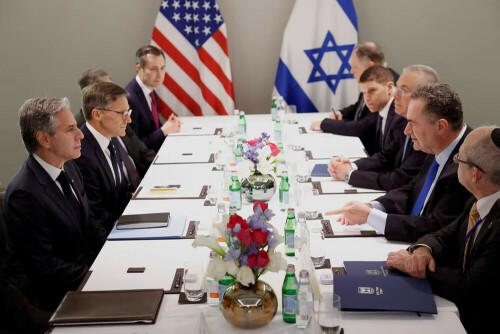 Blinken carries Arab message to Israel: keep Palestinian state hope alive