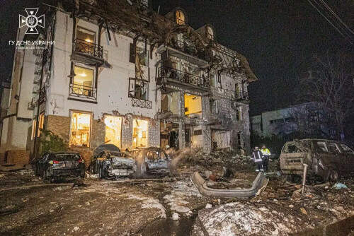 Russian missiles hit hotel in Ukraine&rsquo;s Kharkiv, 11 injured